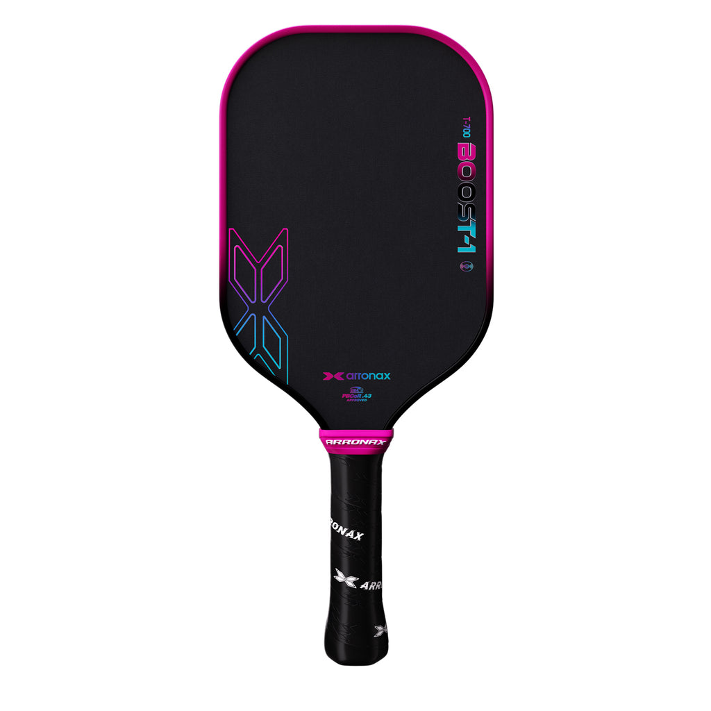 BOOST-1 Heat-Pressed Pickleball Paddle — Full Foam Core, T700 Carbon Fiber Face