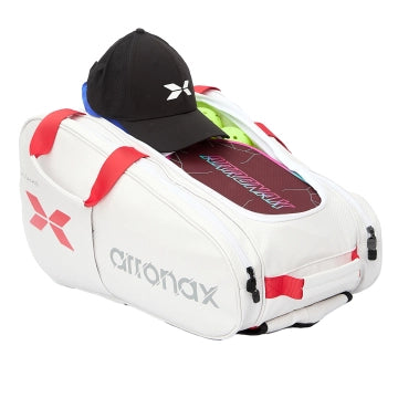 ARRONAX - 3K Carbon Fiber-Textured Leather Pickleball Backpack