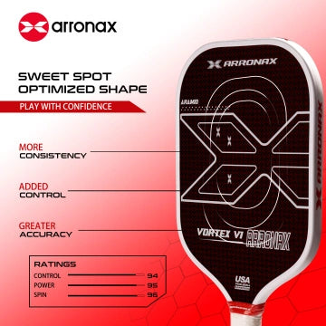 ARRONAX - VORTEX VI Pickleball Paddle