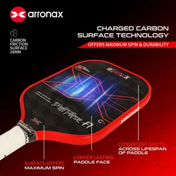 ARRONAX - Dettforec F1 3D18K Pickleball Paddle