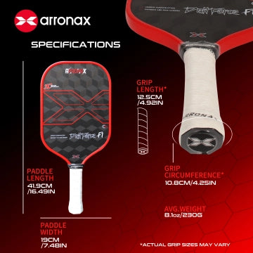 ARRONAX - Dettforec F1 3D18K Pickleball Paddle