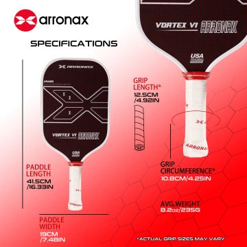 ARRONAX - VORTEX VI Pickleball Paddle