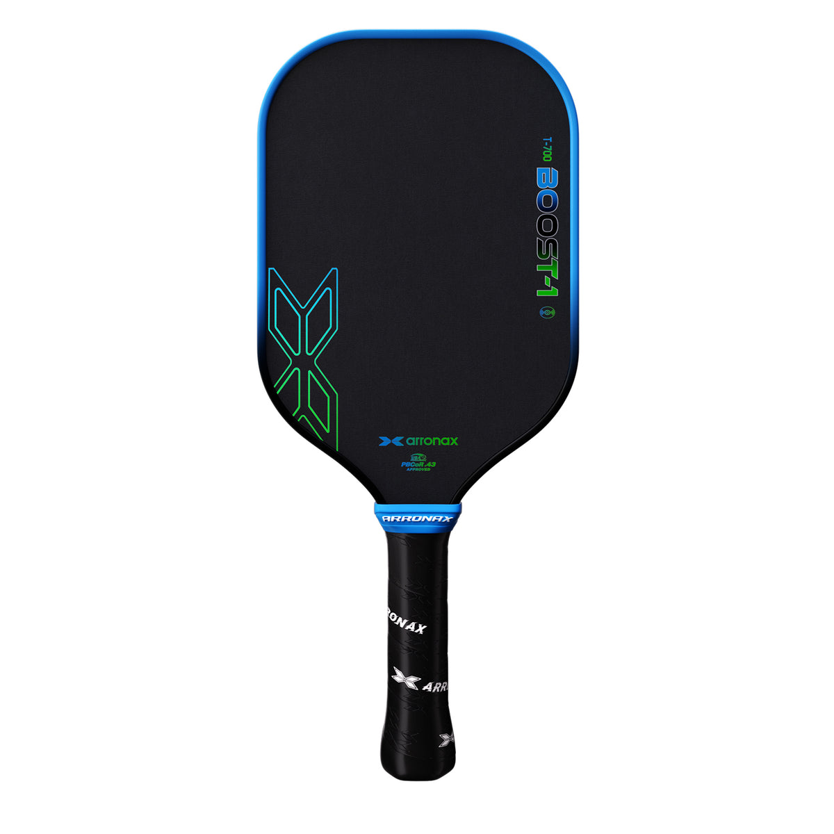 BOOST-1 Heat-Pressed Pickleball Paddle — Full Foam Core, T700 Carbon Fiber Face