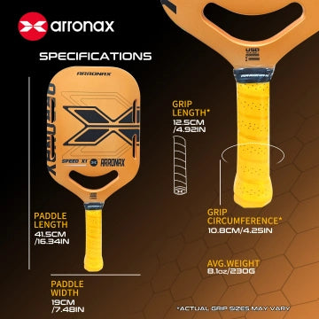 ARRONAX - SPEEO X1 Pickleball Paddle