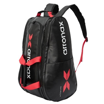 ARRONAX - 3K Carbon Fiber-Textured Leather Pickleball Backpack