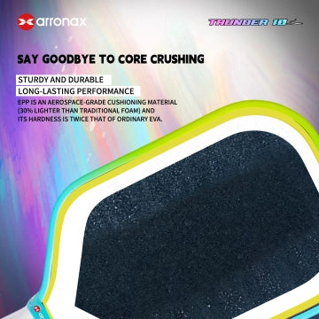 Arronax Thunder10 T700 Carbon Paddle - First Gen All-Foam Core with Max Elasticity