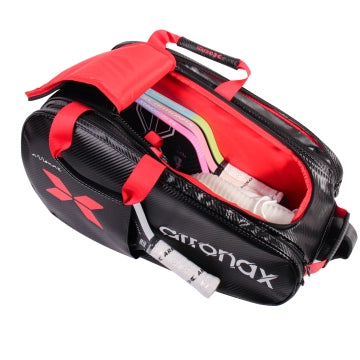 ARRONAX - 3K Carbon Fiber-Textured Leather Pickleball Backpack