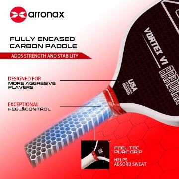 ARRONAX - VORTEX VI Pickleball Paddle