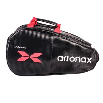 ARRONAX - 3K Carbon Fiber-Textured Leather Pickleball Backpack
